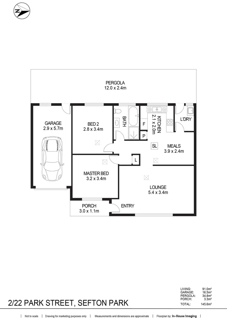 Floorplan of Homely house listing, 2/22 Park Street, Sefton Park SA 5083