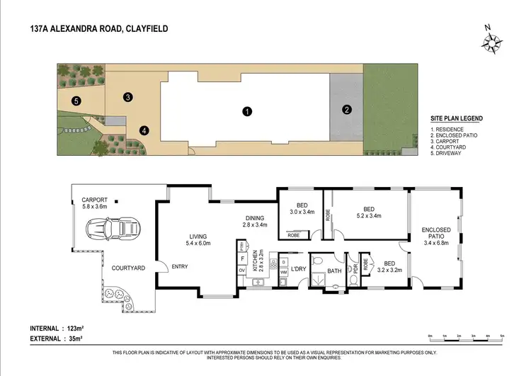 Floorplan of Homely house listing, 137A Alexandra Road, Clayfield QLD 4011