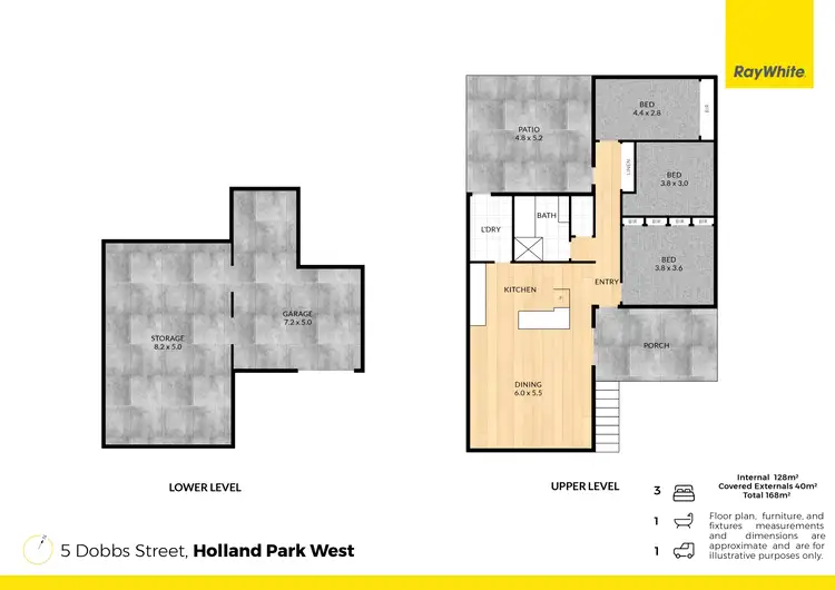 Floorplan of Homely house listing, 5 Dobbs Street, Holland Park West QLD 4121