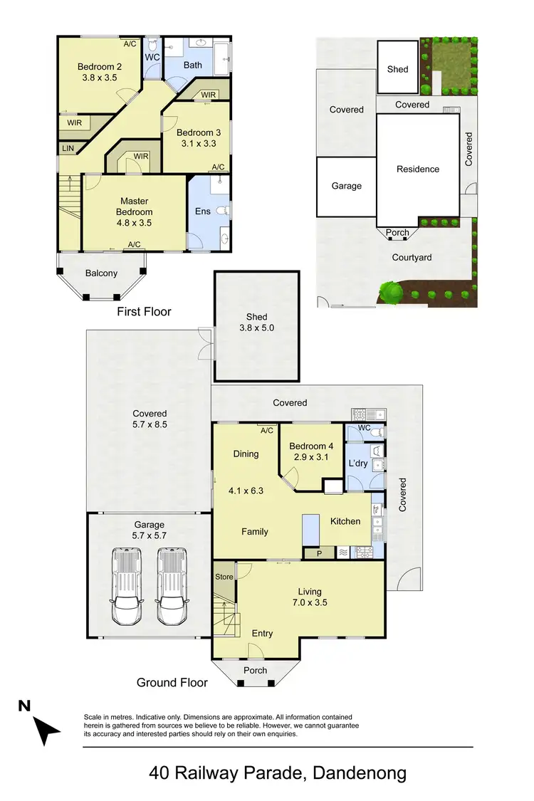 Floorplan of Homely house listing, 40 Railway Parade, Dandenong VIC 3175