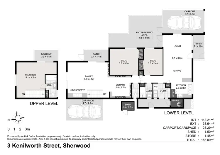 Floorplan of Homely house listing, 3 Kenilworth Street, Sherwood QLD 4075