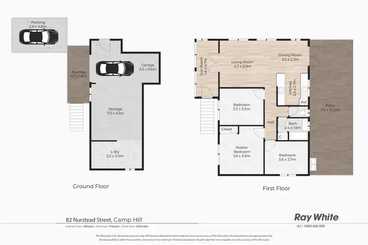 Floorplan of Homely house listing, 82 Nurstead Street, Camp Hill QLD 4152