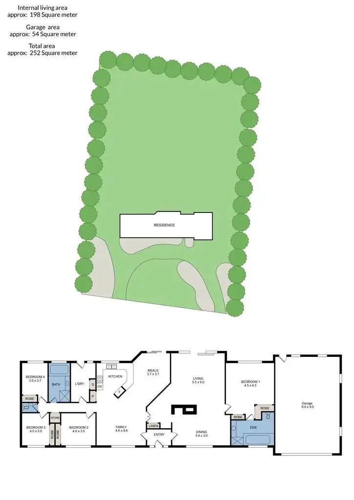 Floorplan of Homely house listing, 53 Kingston Boulevard, Hoppers Crossing VIC 3029