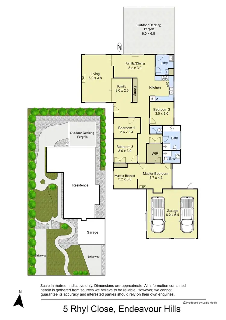Floorplan of Homely house listing, 5 Rhyl Close, Endeavour Hills VIC 3802