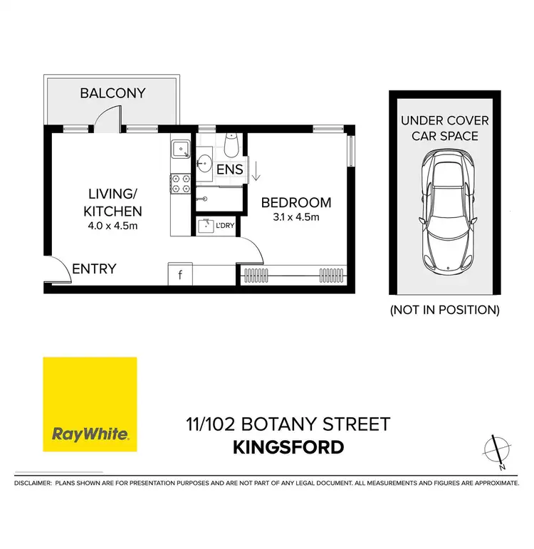 Floorplan of Homely unit listing, 11/102 Botany Street, Kingsford NSW 2032