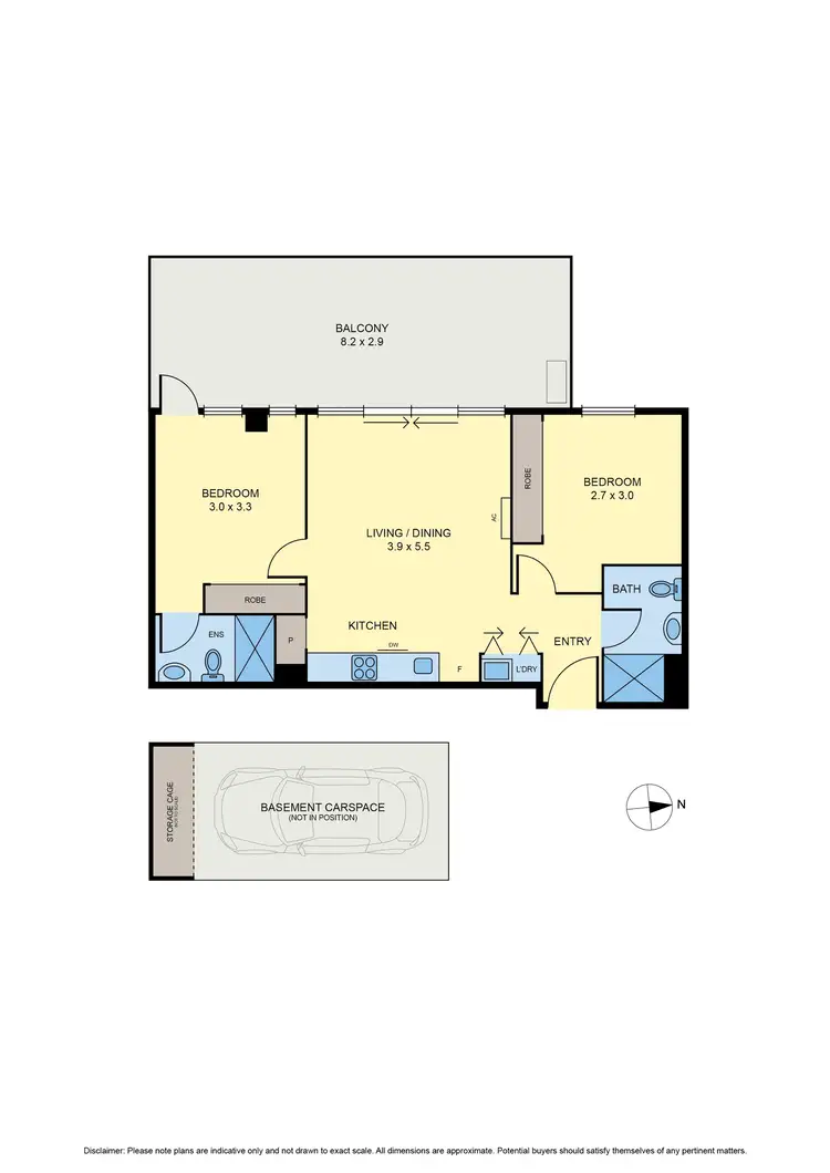 Floorplan of Homely apartment listing, 309/10 Clinch Avenue, Preston VIC 3072