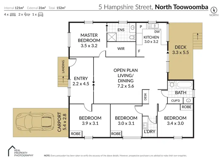 Floorplan of Homely house listing, 5 Hampshire Street, North Toowoomba QLD 4350