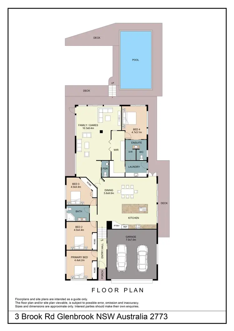 Floorplan of Homely house listing, 3 Brook Road, Glenbrook NSW 2773