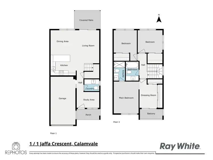 Floorplan of Homely townhouse listing, 1/1 Jaffa Crescent, Calamvale QLD 4116