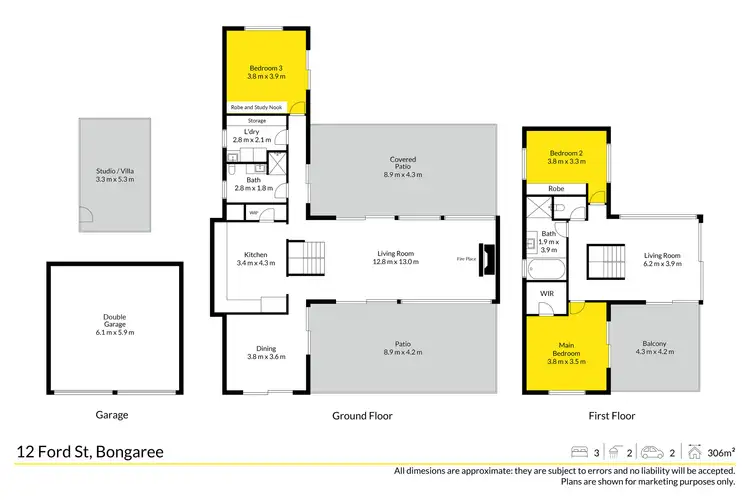 Floorplan of Homely house listing, 12 Ford Street, Bongaree QLD 4507