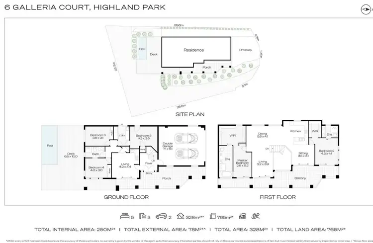 Floorplan of Homely house listing, 6 Galleria Court, Highland Park QLD 4211