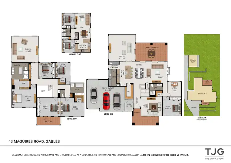 Floorplan of Homely house listing, 43 Maguires Road (The Gables), Box Hill NSW 2765