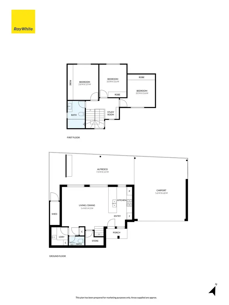 Floorplan of Homely townhouse listing, 2/15 Lucille Avenue, Reservoir VIC 3073