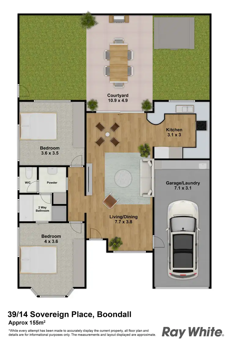 Floorplan of Homely villa listing, 39/14 Sovereign Place, Boondall QLD 4034