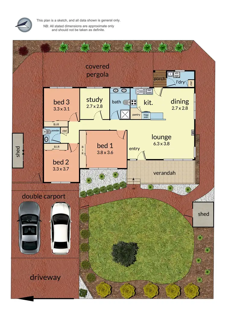 Floorplan of Homely house listing, 1/32 Jarvis Avenue, Croydon VIC 3136