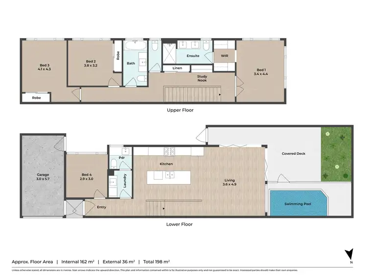 Floorplan of Homely townhouse listing, 5/32 Bilyana Street, Balmoral QLD 4171