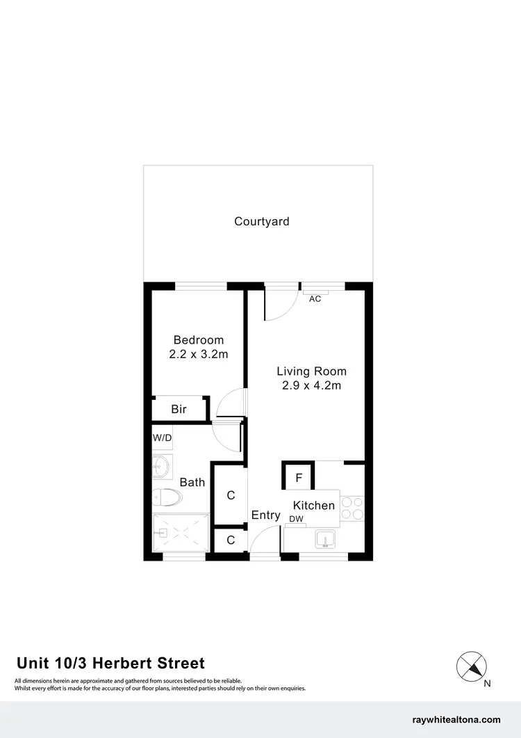 Floorplan of Homely apartment listing, 10/3 Herbert Street, St Kilda VIC 3182
