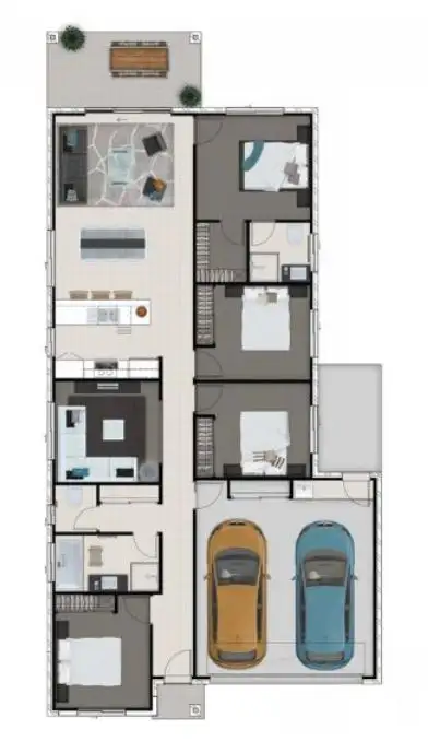Floorplan of Homely house listing, 34 Herbst Drive, Bahrs Scrub QLD 4207