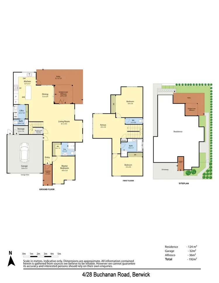Floorplan of Homely townhouse listing, 4/28 Buchanan Road, Berwick VIC 3806