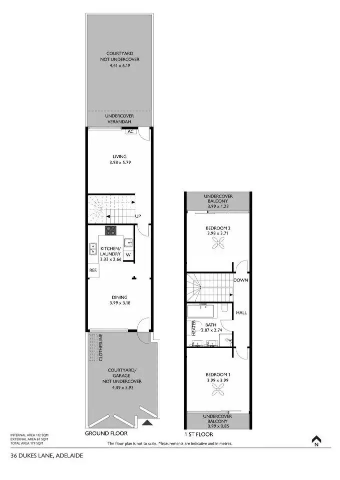 Floorplan of Homely house listing, 36 Dukes Lane, Adelaide SA 5000