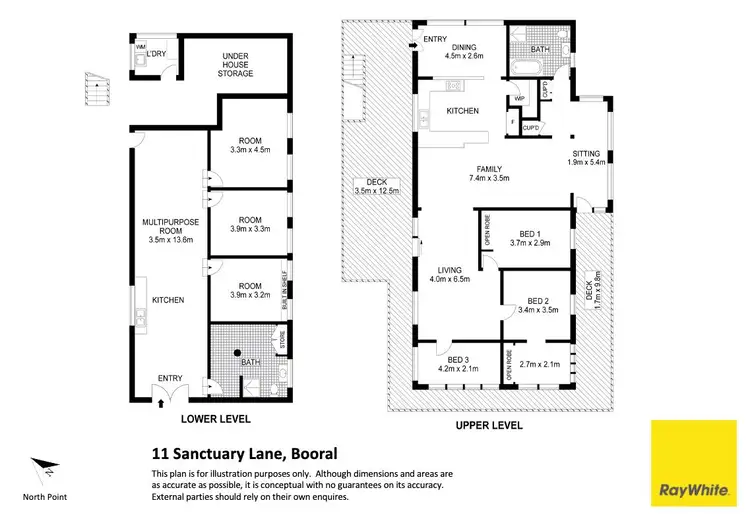 Floorplan of Homely house listing, 11 Sanctuary Lane, Booral QLD 4655