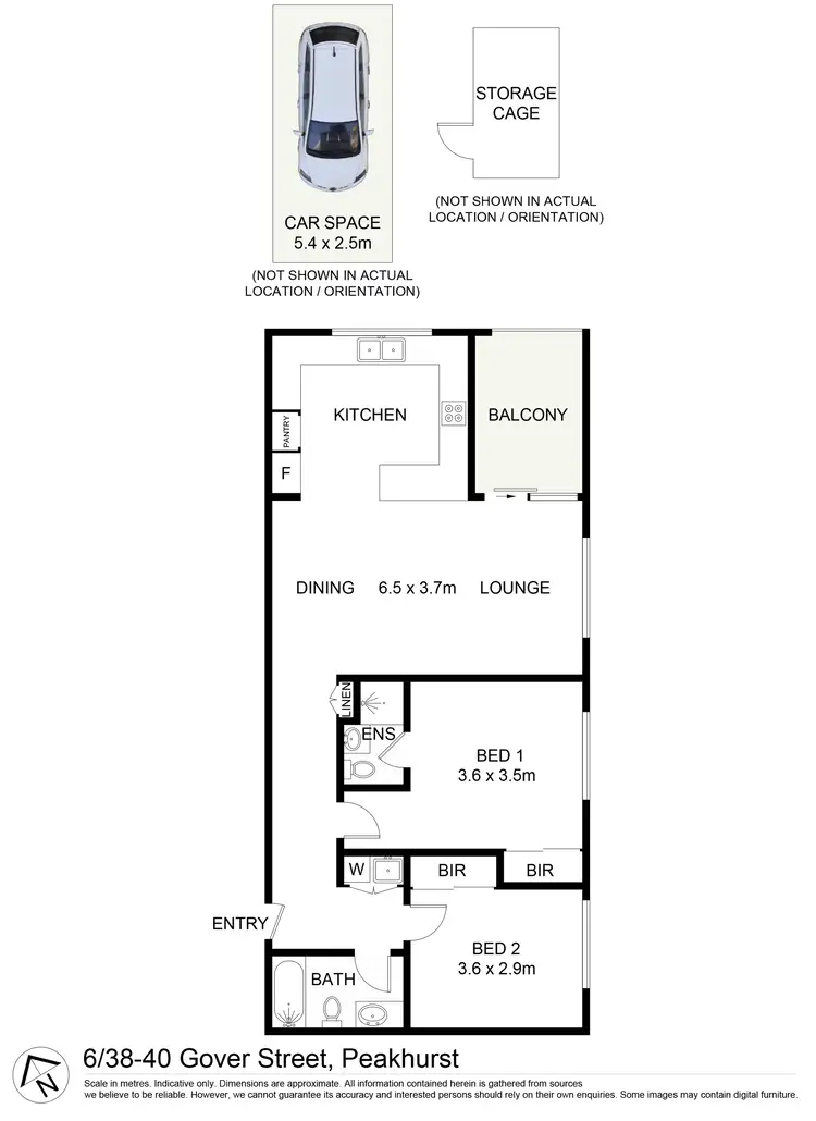 Floorplan of Homely apartment listing, 6/38-40 Gover Street, Peakhurst NSW 2210