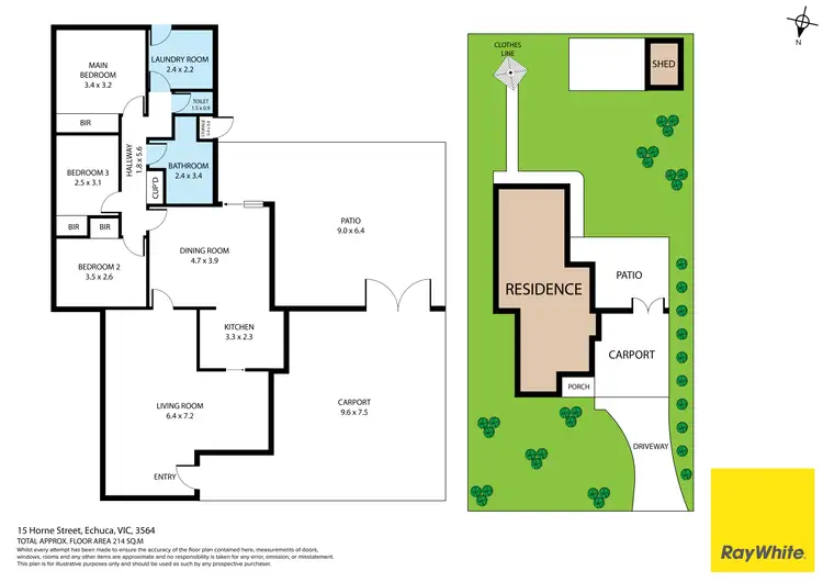 Floorplan of Homely house listing, 15 Horne Street, Echuca VIC 3564