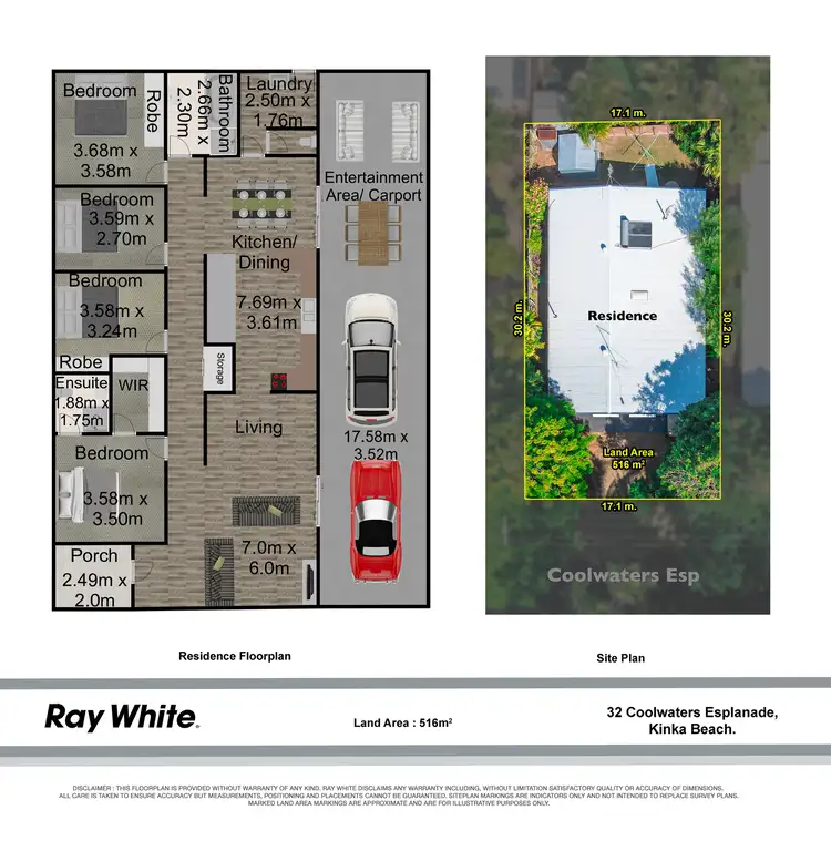 Floorplan of Homely house listing, 32 Coolwaters Esplanade, Kinka Beach QLD 4703