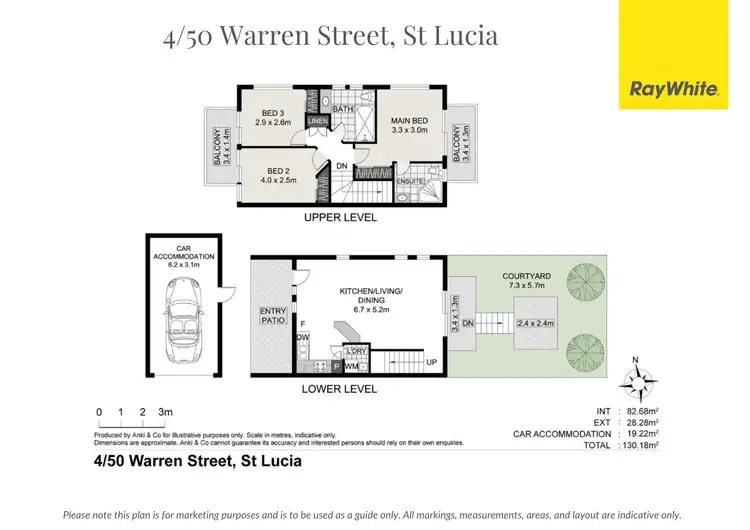 Floorplan of Homely unit listing, 4/50 Warren Street, St Lucia QLD 4067