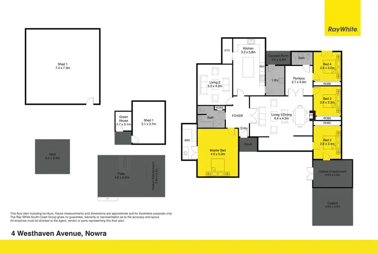 Floorplan of Homely house listing, 4 Westhaven Avenue, Nowra NSW 2541