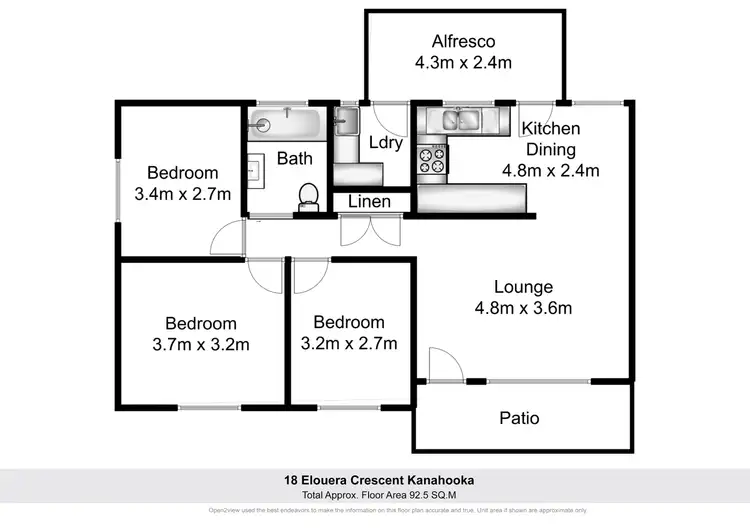 Floorplan of Homely house listing, 18 Elouera Crescent, Kanahooka NSW 2530