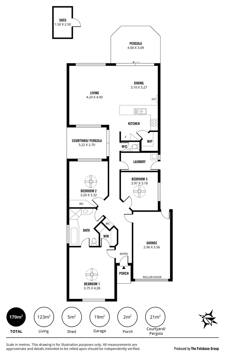 Floorplan of Homely house listing, 3B Falcon Avenue, Mile End SA 5031