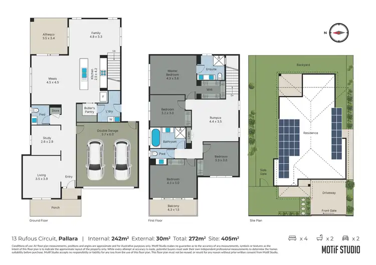 Floorplan of Homely house listing, 13 Rufous Circuit, Pallara QLD 4110