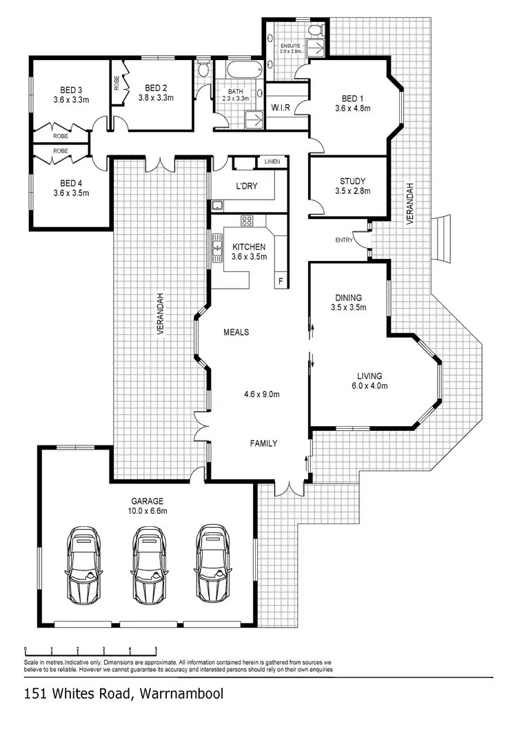 Floorplan of Homely house listing, 151-153 Whites Road, Warrnambool VIC 3280