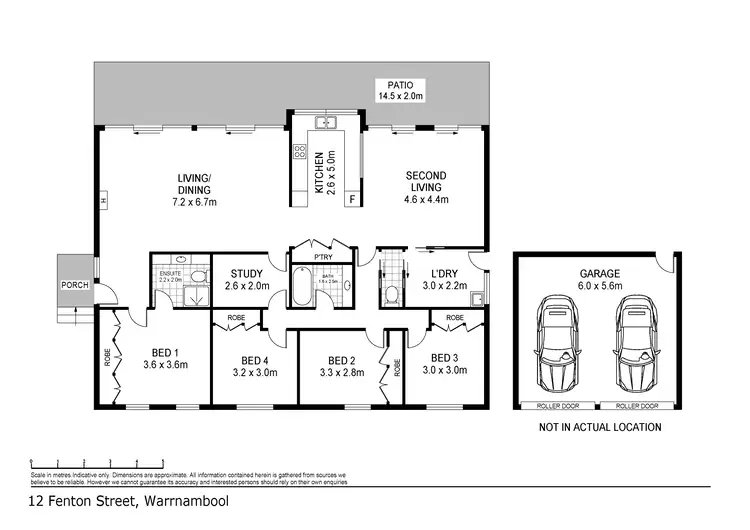 Floorplan of Homely house listing, 12 Fenton Street, Warrnambool VIC 3280