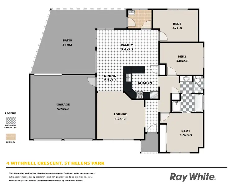 Floorplan of Homely house listing, 4 Withnell Crescent, St Helens Park NSW 2560