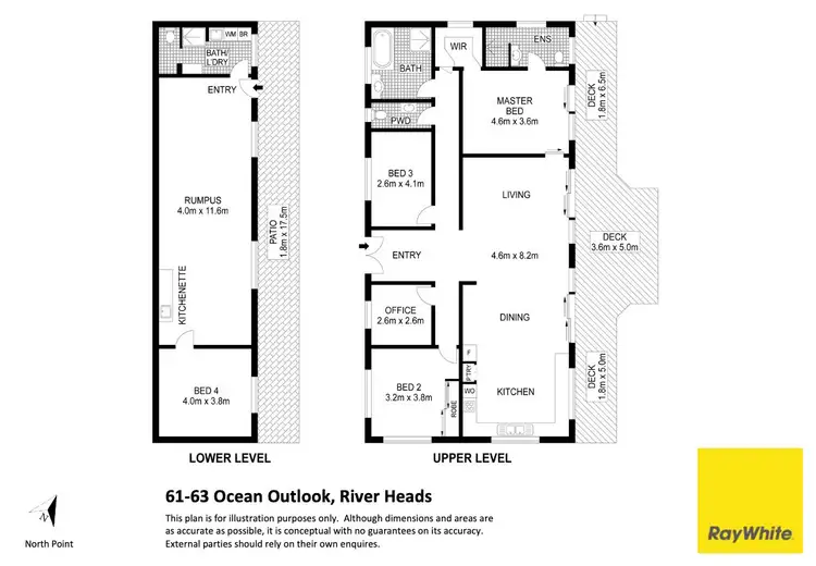 Floorplan of Homely house listing, 61-63 Ocean Outlook, River Heads QLD 4655