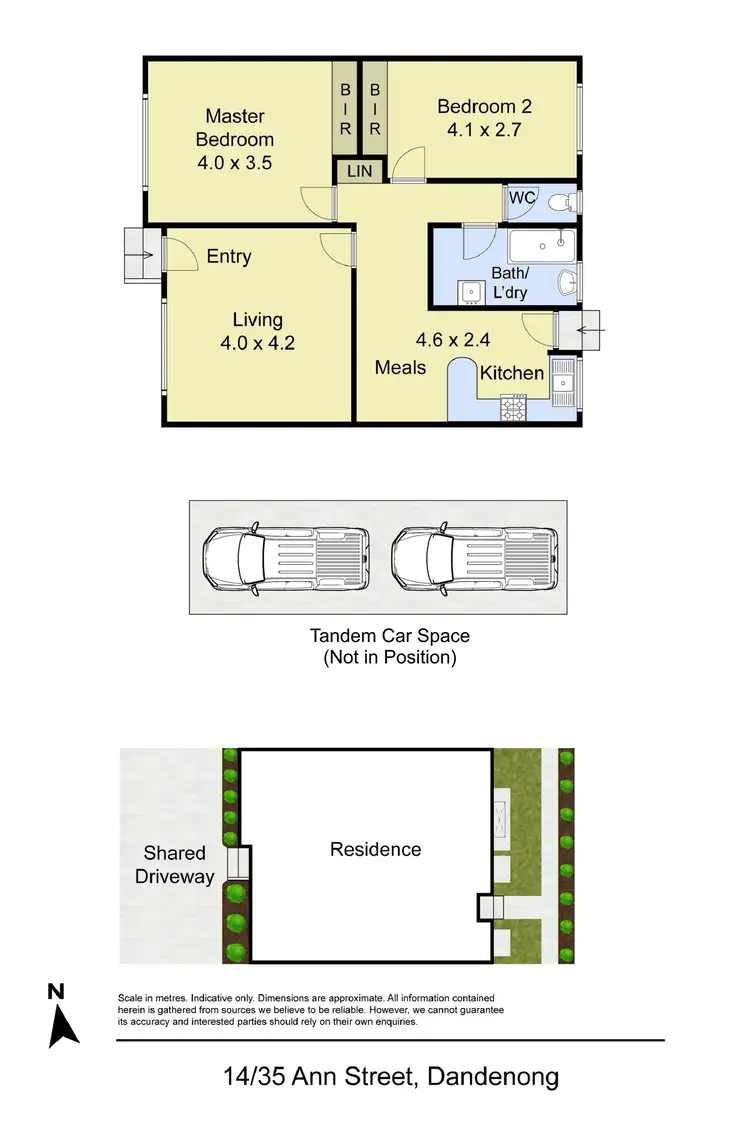 Floorplan of Homely unit listing, 14/35 Ann Street, Dandenong VIC 3175