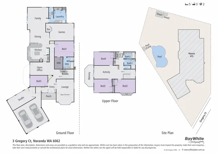 Floorplan of Homely house listing, 3 Gregory Court, Noranda WA 6062