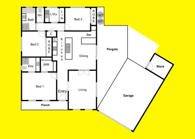Floorplan of Homely house listing, 3 Aqua Close, Mildura VIC 3500