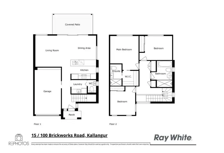 Floorplan of Homely townhouse listing, 15/100 Brickworks Road, Kallangur QLD 4503