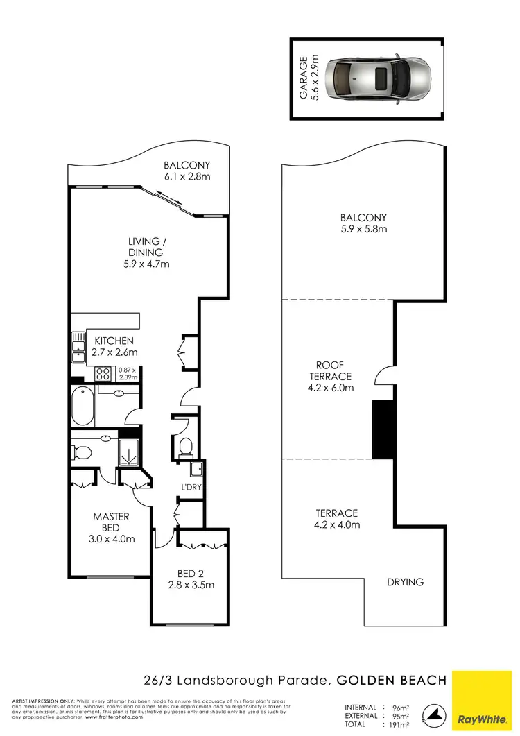 Floorplan of Homely unit listing, Unit 26/3 Landsborough Parade, Golden Beach QLD 4551