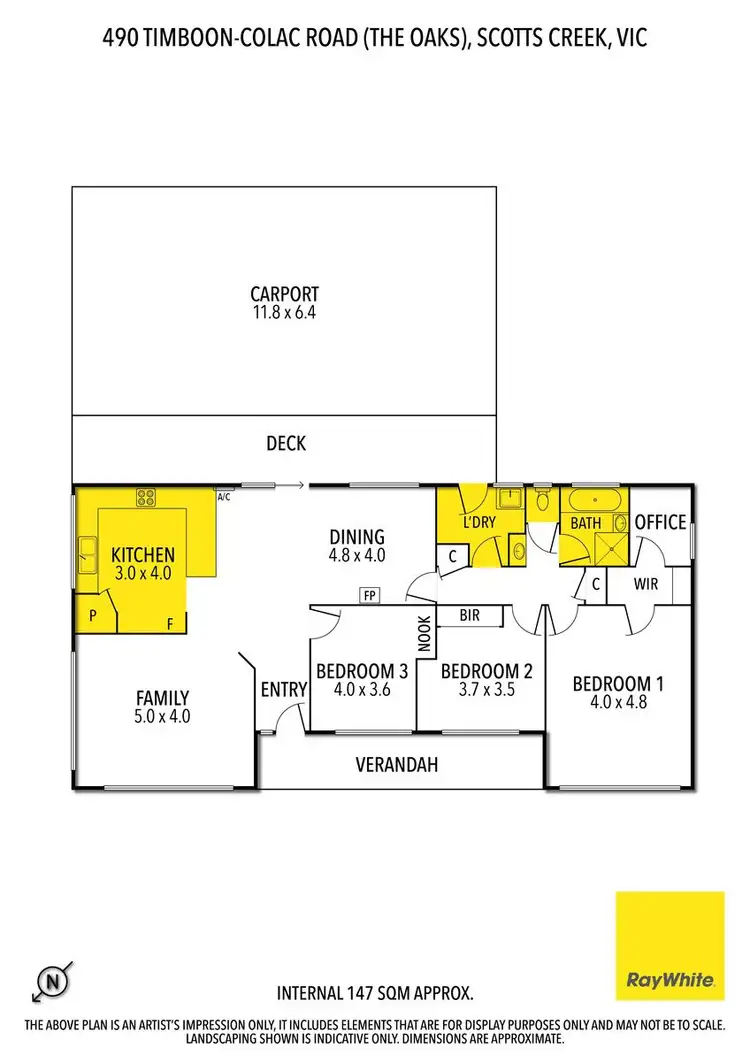 Floorplan of Homely rural property listing, 490 Timboon - Colac Road, Scotts Creek VIC 3267