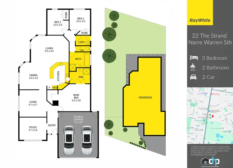 Floorplan of Homely house listing, 22 The Strand, Narre Warren South VIC 3805