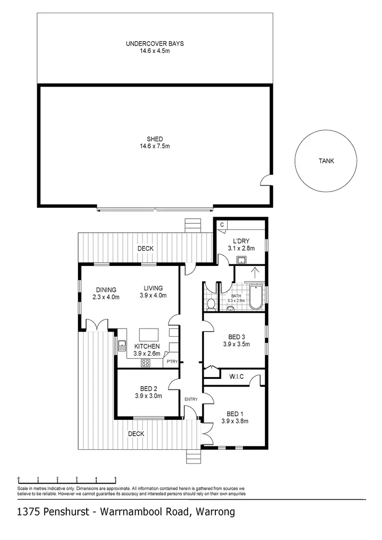 Floorplan of Homely house listing, 1375 Penshurst-Warrnambool Road, Warrong VIC 3283