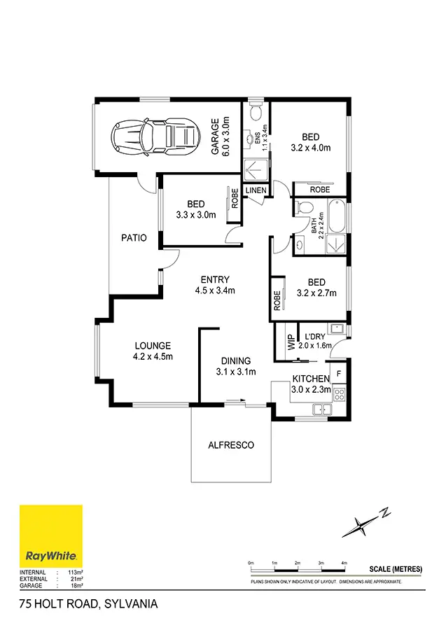 Floorplan of Homely house listing, 75 Holt Road, Sylvania NSW 2224