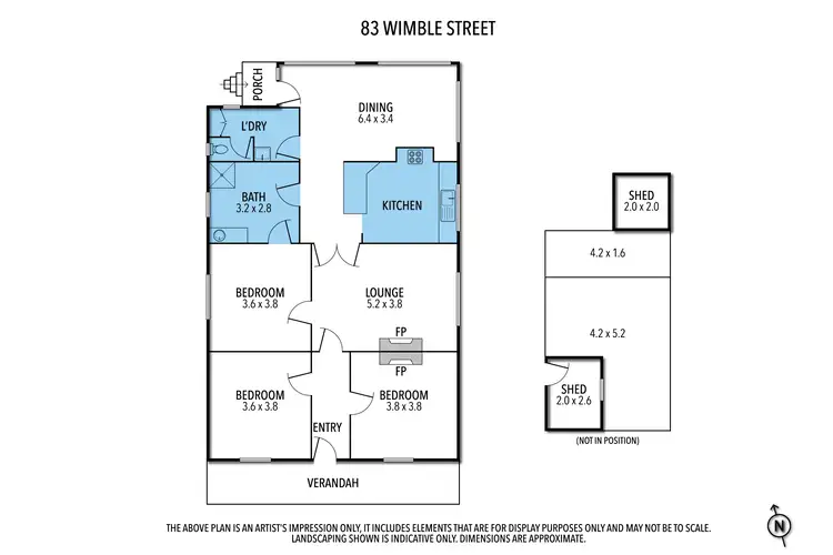 Floorplan of Homely house listing, 83 Wimble Street, Seymour VIC 3660