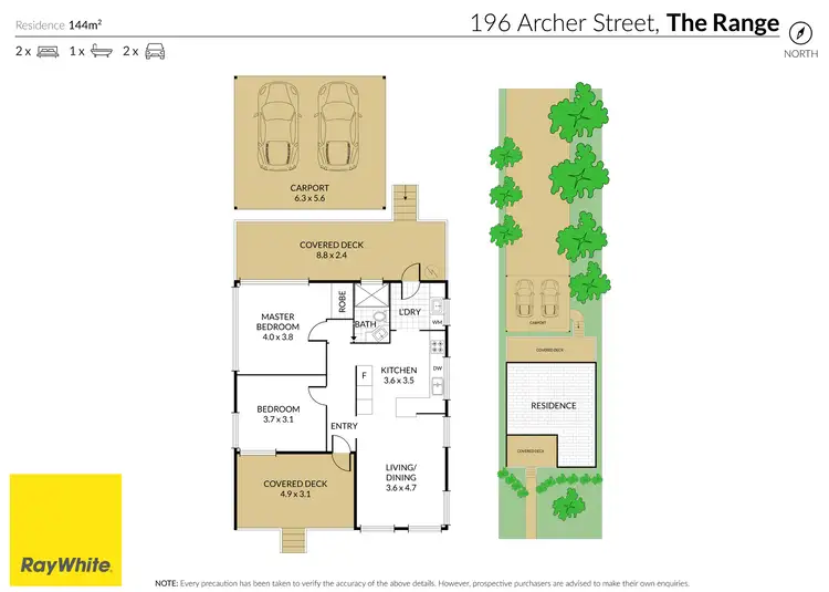 Floorplan of Homely house listing, 196 Archer Street, The Range QLD 4700