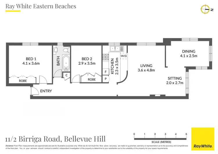Floorplan of Homely apartment listing, 11/2 Birriga Road, Bellevue Hill NSW 2023