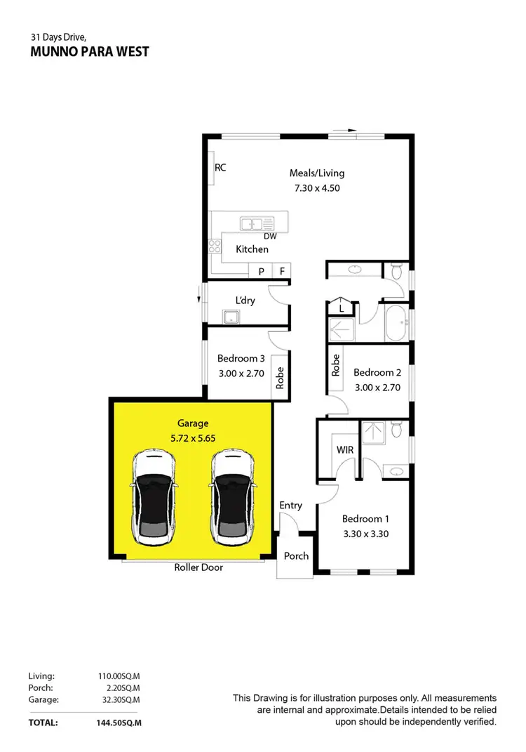 Floorplan of Homely other listing, 31 Days Drive, Munno Para West SA 5115